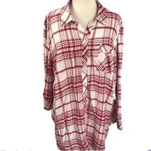 Catherines plus size 2X  white red New